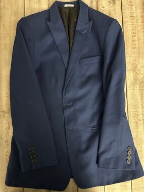Calvin Klein Boys  Dark Blue Tailored Blazer 16y